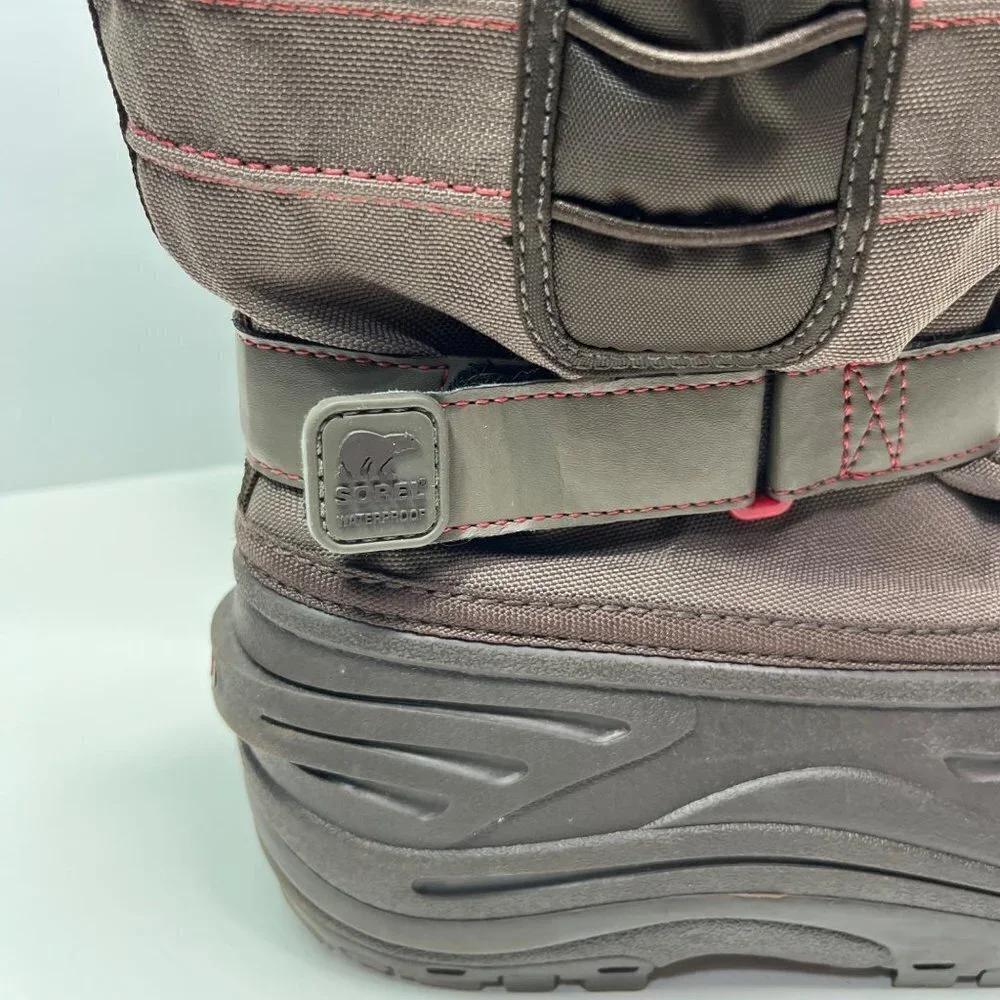 Sorel Flurry Brown Winter Snow Waterproof Insulated Boots Youth Size 4